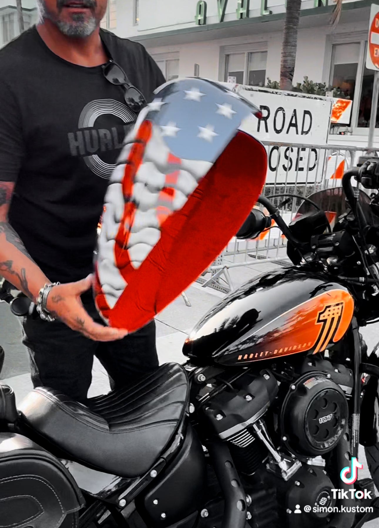 Smoke AMERICAN FLAG