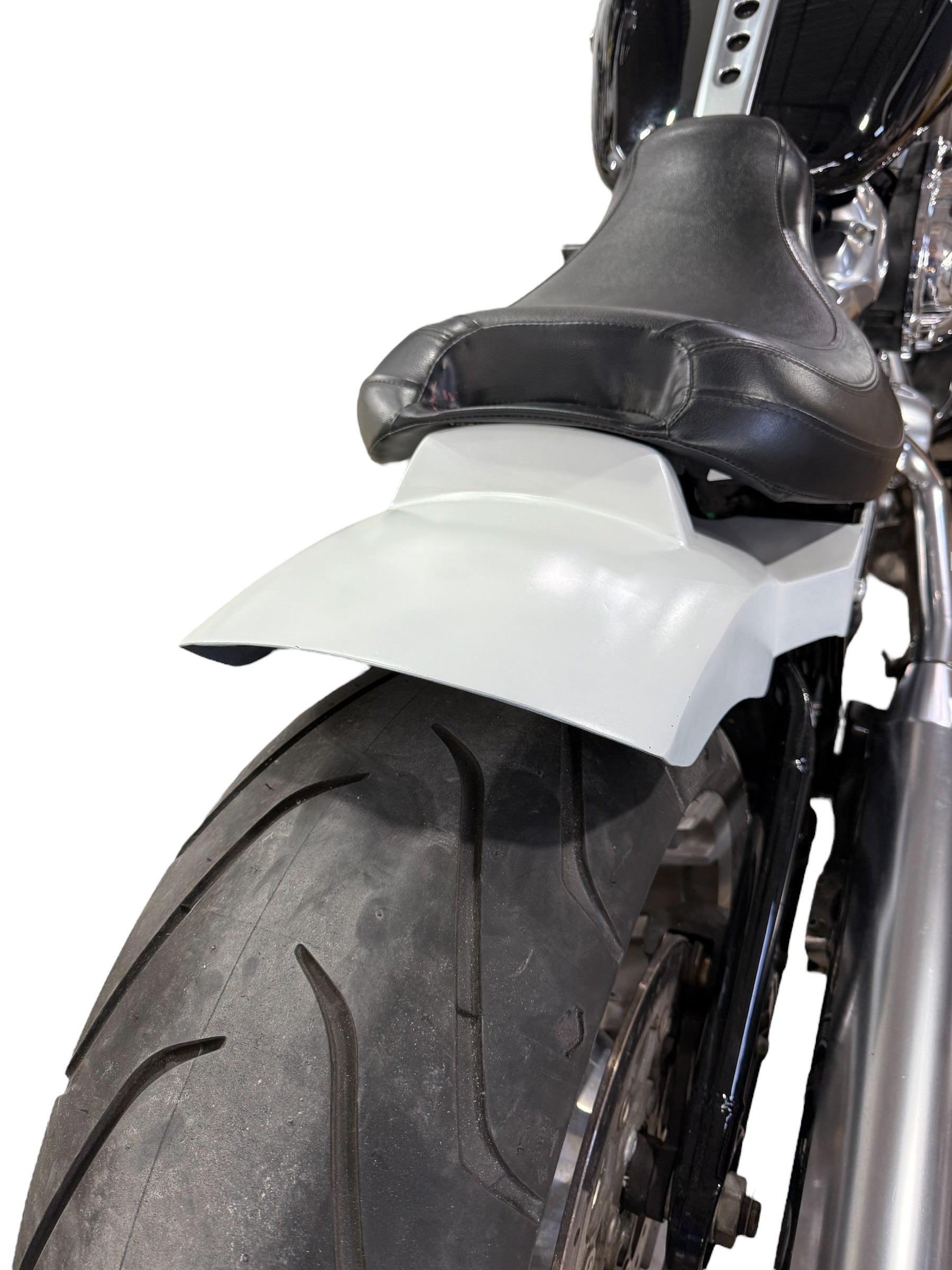 Short Front and Rear Fender Kit – Unpainted Version Fits Harley-Davidson Softail Fat Boy, Breakout & FXDR (2018–2025)