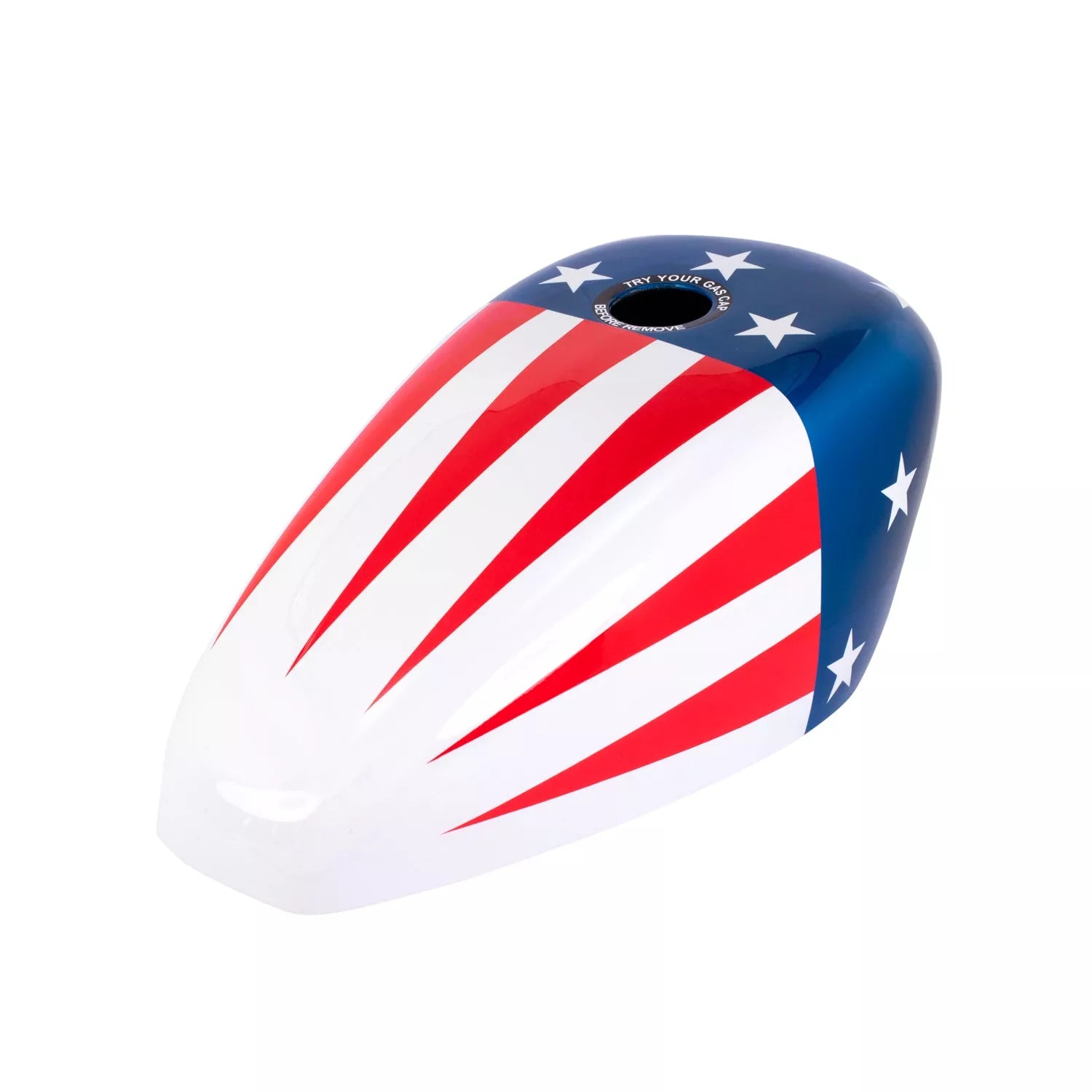 Aluminum American Flag Decal Sticker - Patriotic Shield Shape For Car Motorcycle