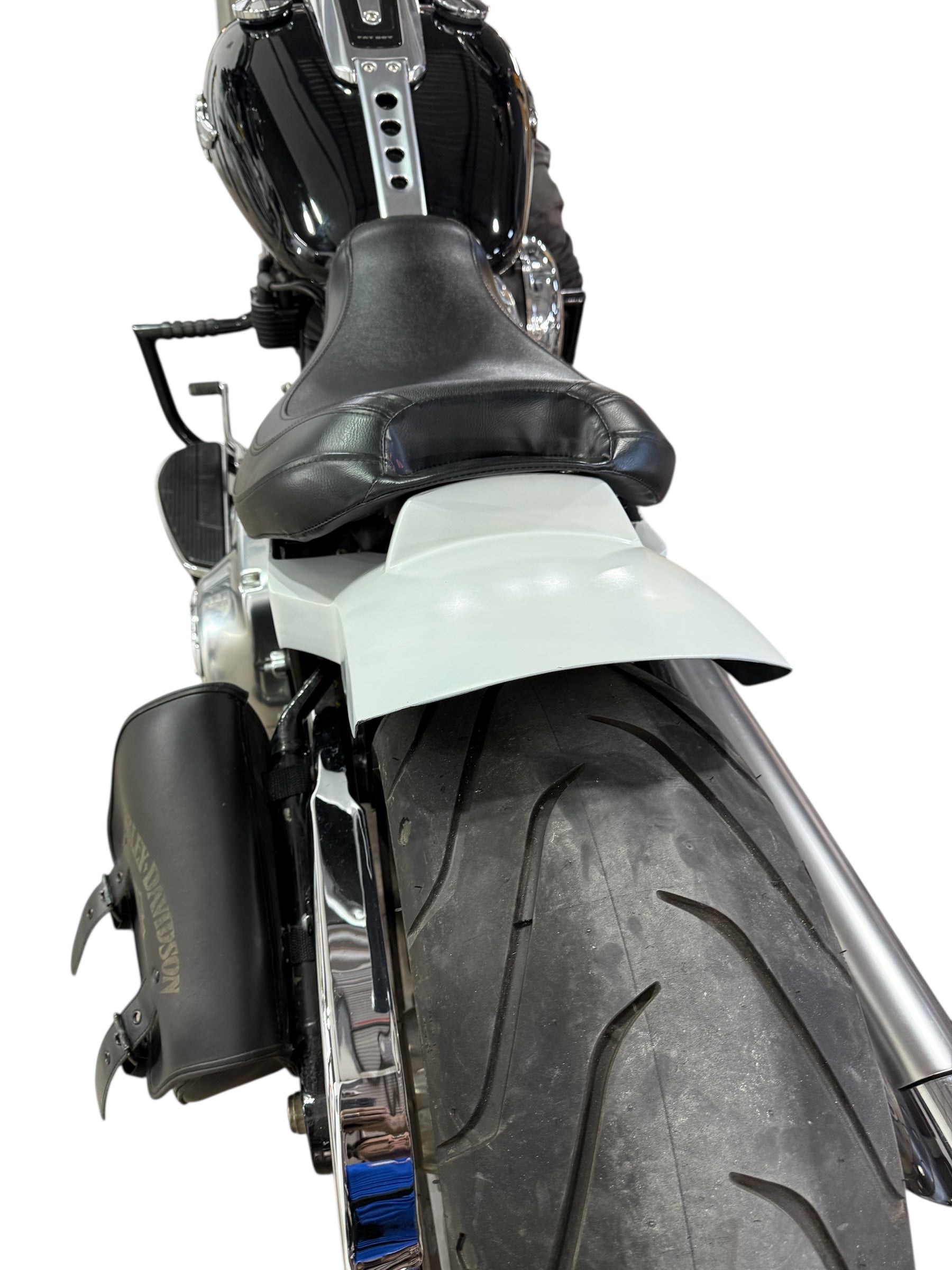Short Front and Rear Fender Kit – Unpainted Version Fits Harley-Davidson Softail Fat Boy, Breakout &amp; FXDR (2018–2025)