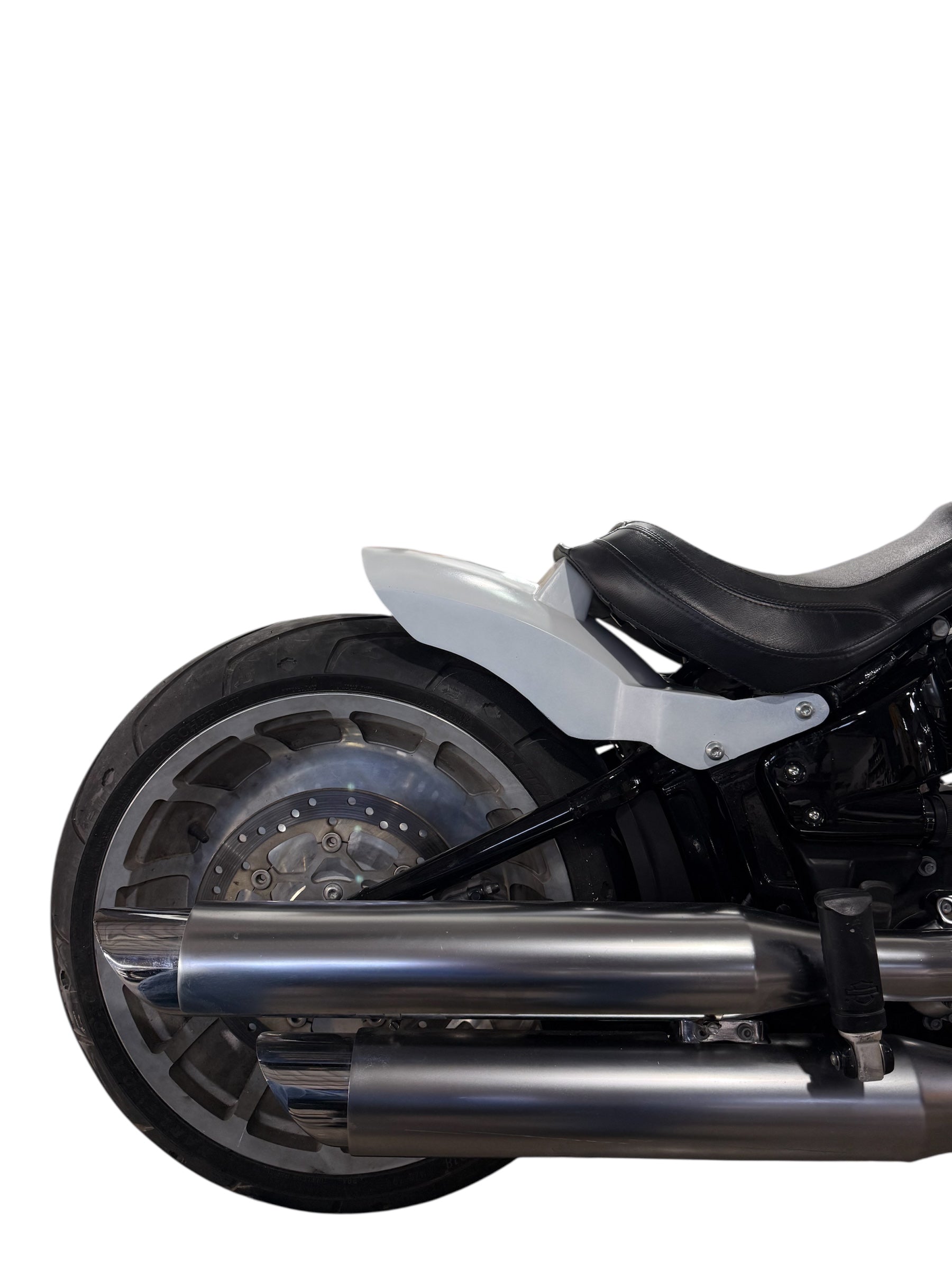 Short Front and Rear Fender Kit – Unpainted Version Fits Harley-Davidson Softail Fat Boy, Breakout &amp; FXDR (2018–2025)