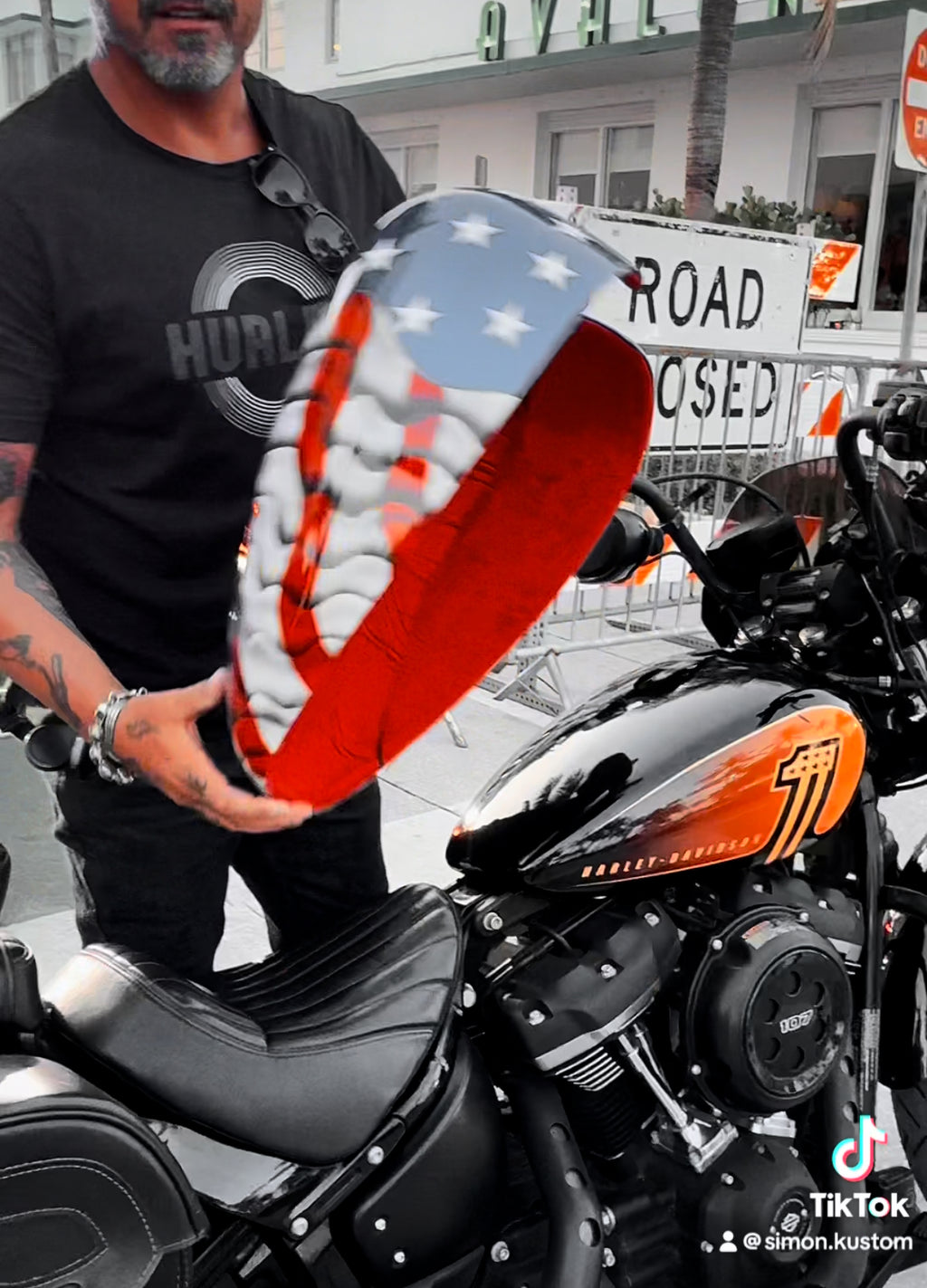 Smoke AMERICAN FLAG