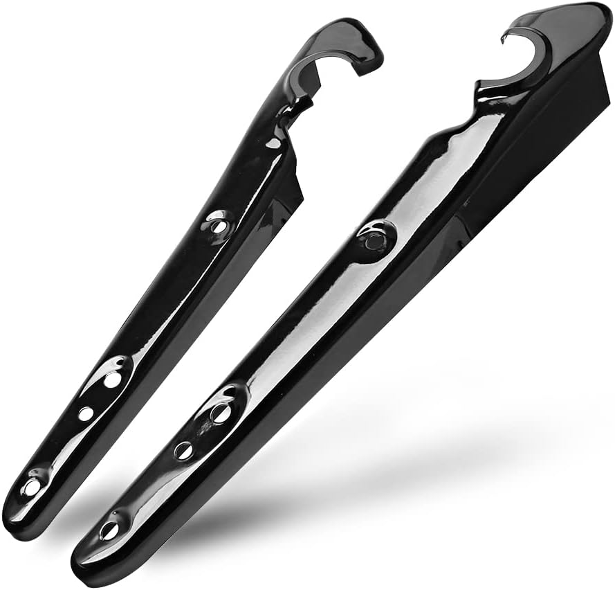 HIYOYO Gloss Black Rear Fender Strut Set