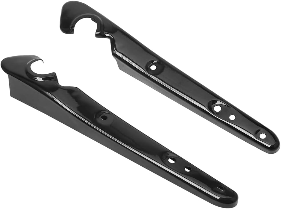 HIYOYO Gloss Black Rear Fender Strut Set