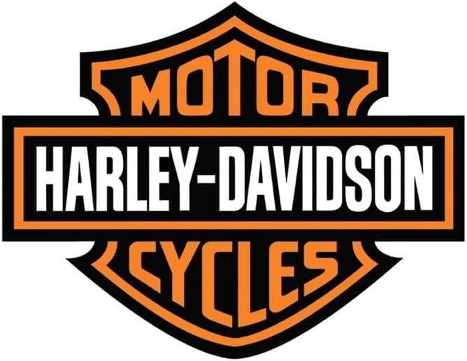Motorcycle Biker Shield Decal (2 Pack) – Harley Style Tank Sticker – Waterproof UV Vinyl for Bike, Helmet & Car