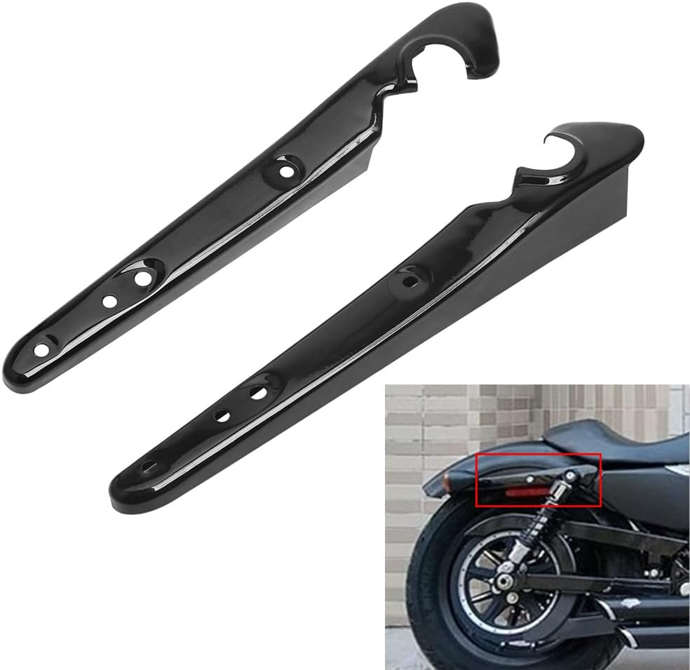 HIYOYO Gloss Black Rear Fender Strut Set