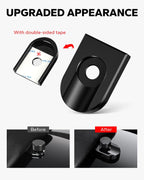 Amazicha Black Aluminum Seat Bolt & Tab Cover — 1/4-20