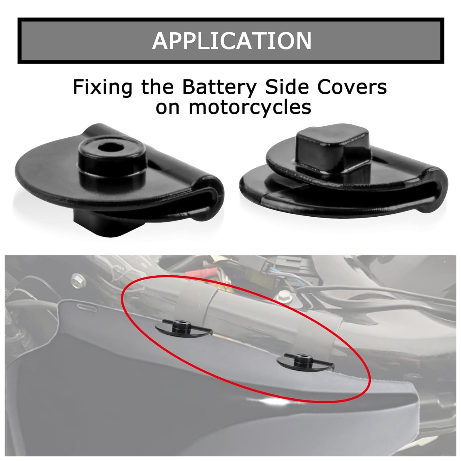 Battery Left Side Cover Clip