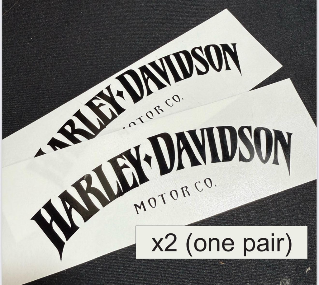 Motor hd Classic Design #2 Vinyl Decal Sticker Car Harley Moto Club Biker 8"x2.5"