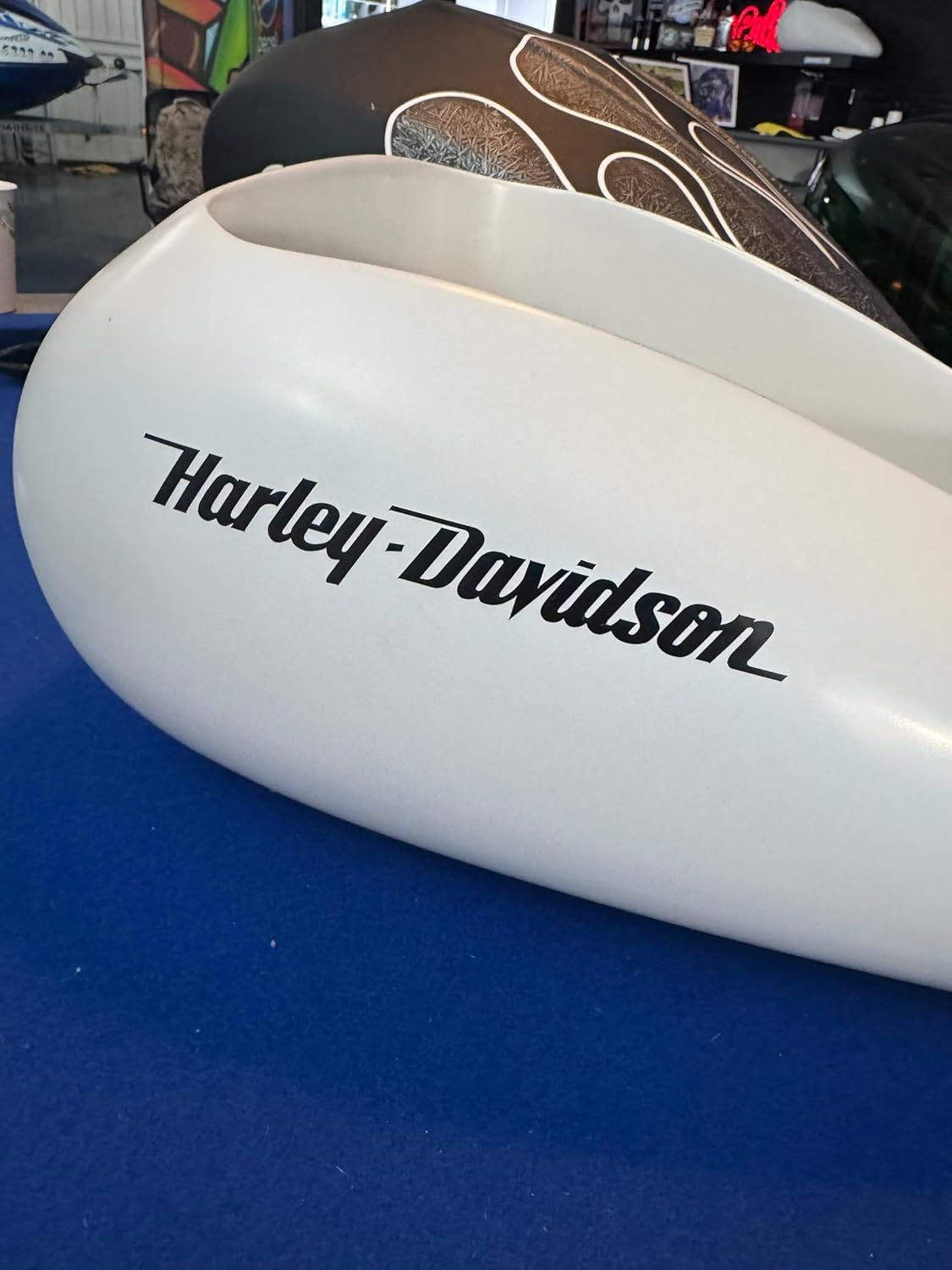 Motorcycle hd logo Design #1 Vinyl Decal Sticker Car Harley Moto Club Biker 7"x1