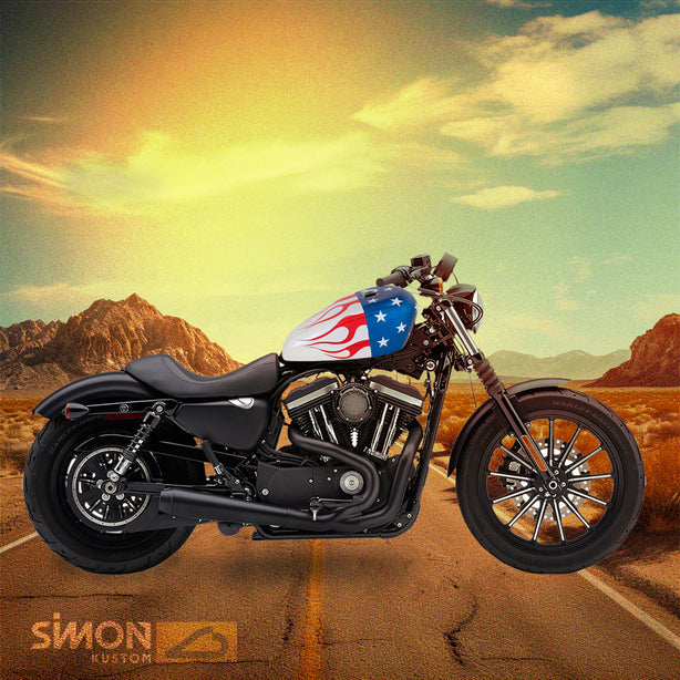 AMERICAN FLAG - Iron - SimonKustom