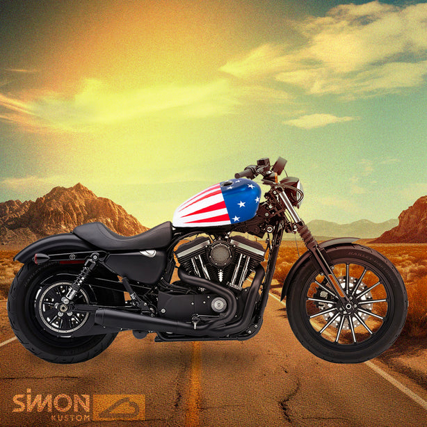 AMERICAN FLAG - Iron - SimonKustom