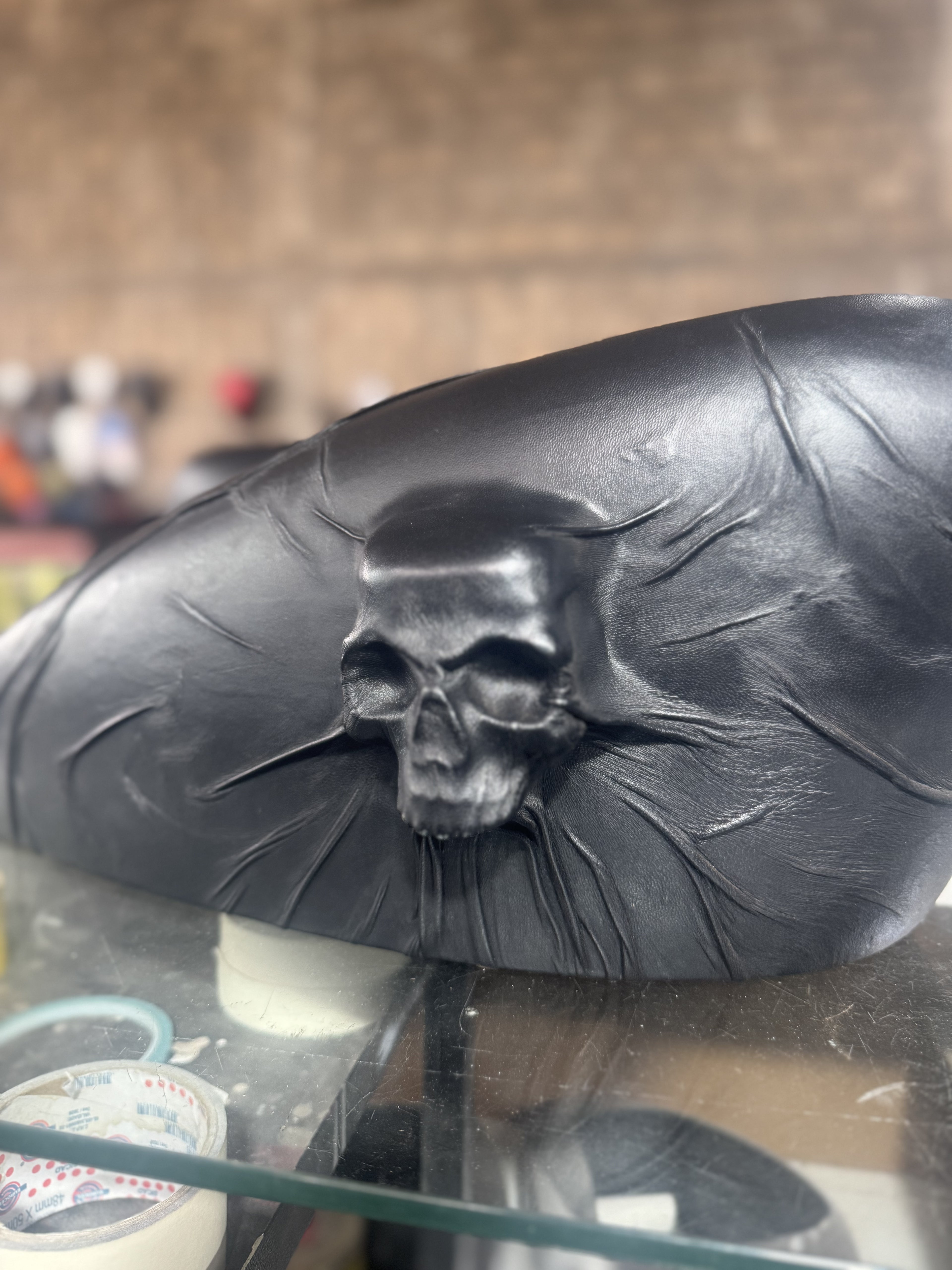 Skull in Leather