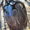 BLACK FLAMES SILVER 3D CRYSTAL - FortyEight - SimonKustom