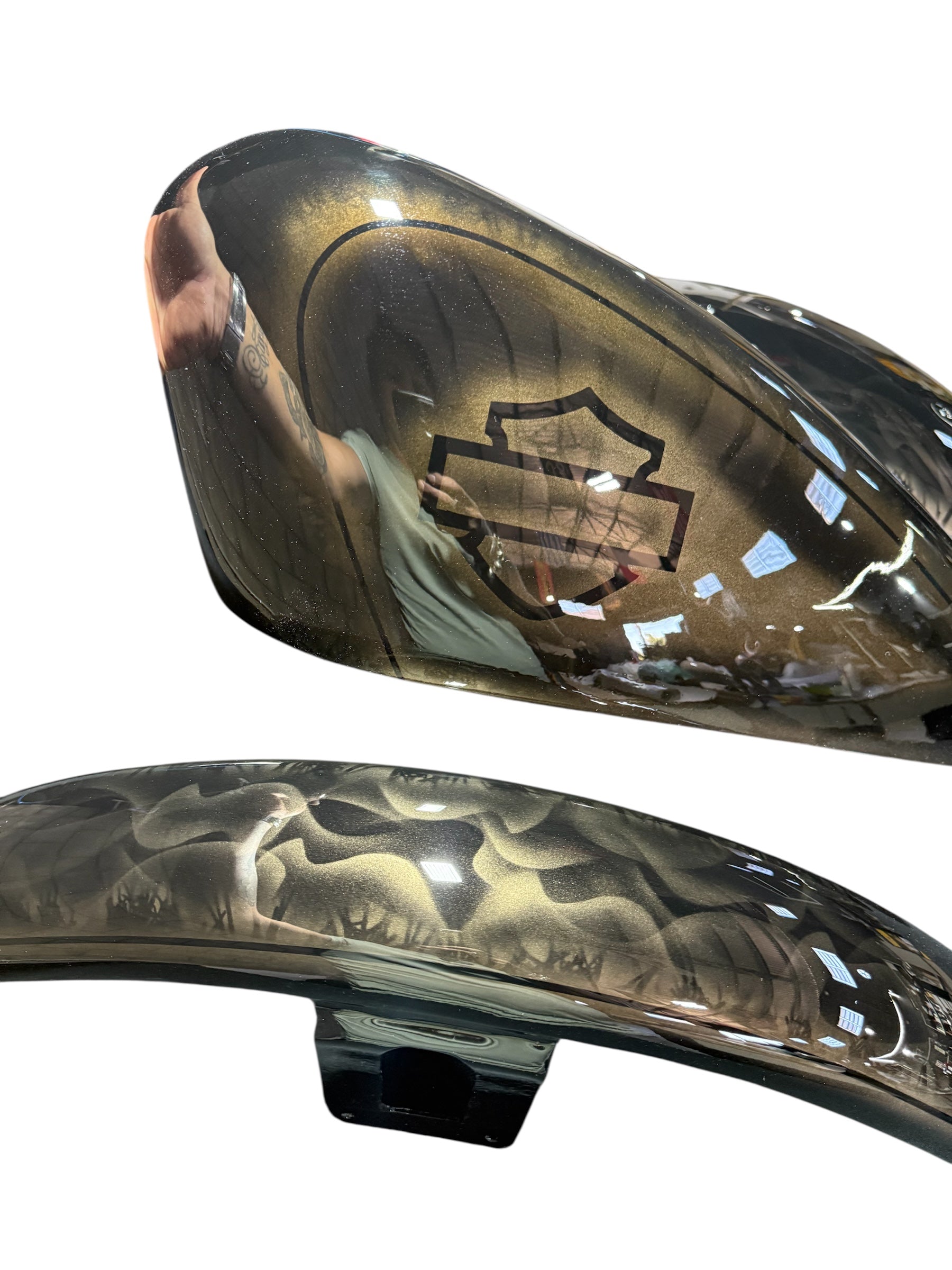 Simon Kustom ブラック／レッド グロス FLAMING STYLE | SimonKustom