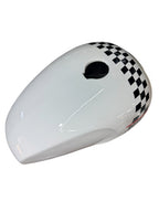 White Racing Tank Cover Premium