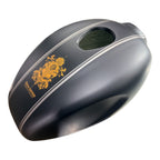 Heritage 120 graphite tank cover — matte finish, Simon Kustom