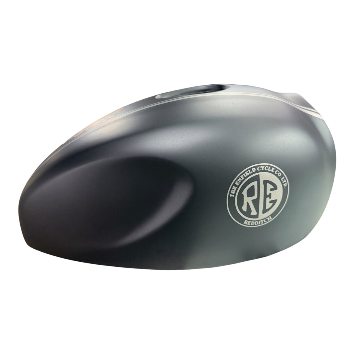 Heritage 120 graphite tank cover — matte finish, Simon Kustom