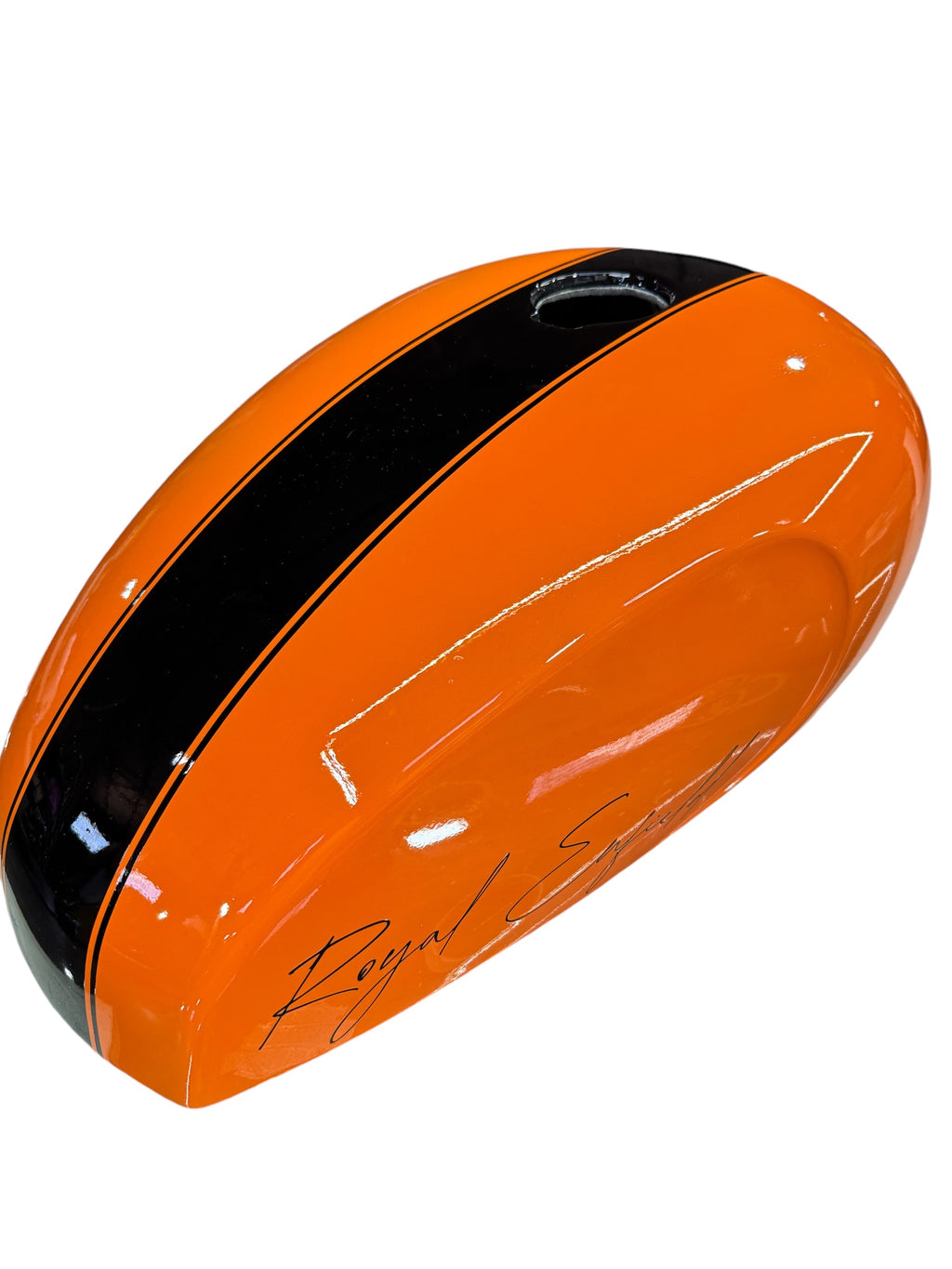 Orange INTERCEPTOR - Royal Enfield - SimonKustom
