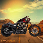 RED CANDY SKULL BRAUUU - Iron - SimonKustom