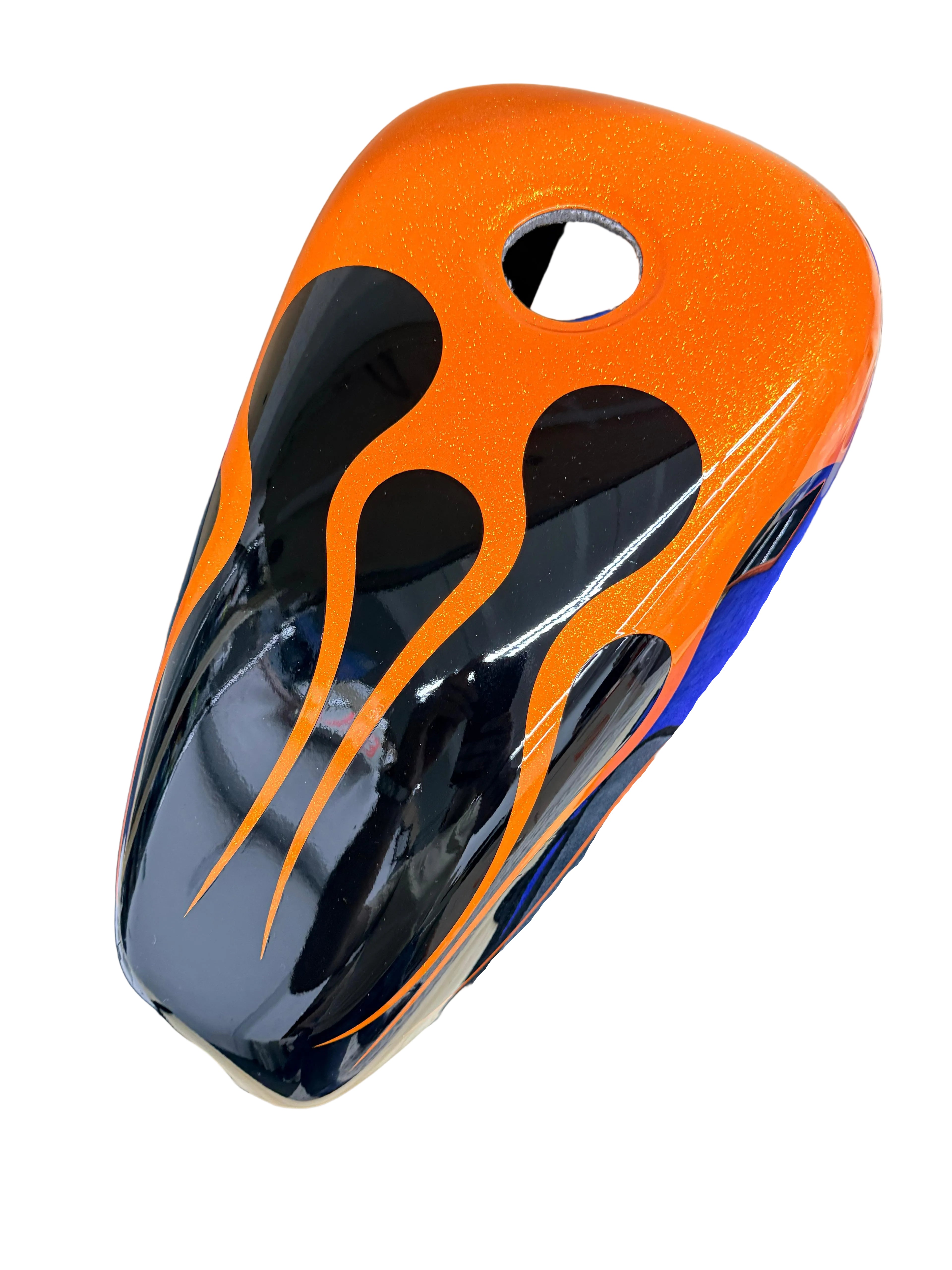 Flames in orange - SimonKustom