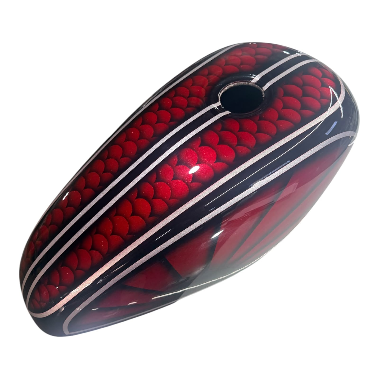 Red Candy Flake Custom Paint  | 100% Hand-Painted by SimonKustom