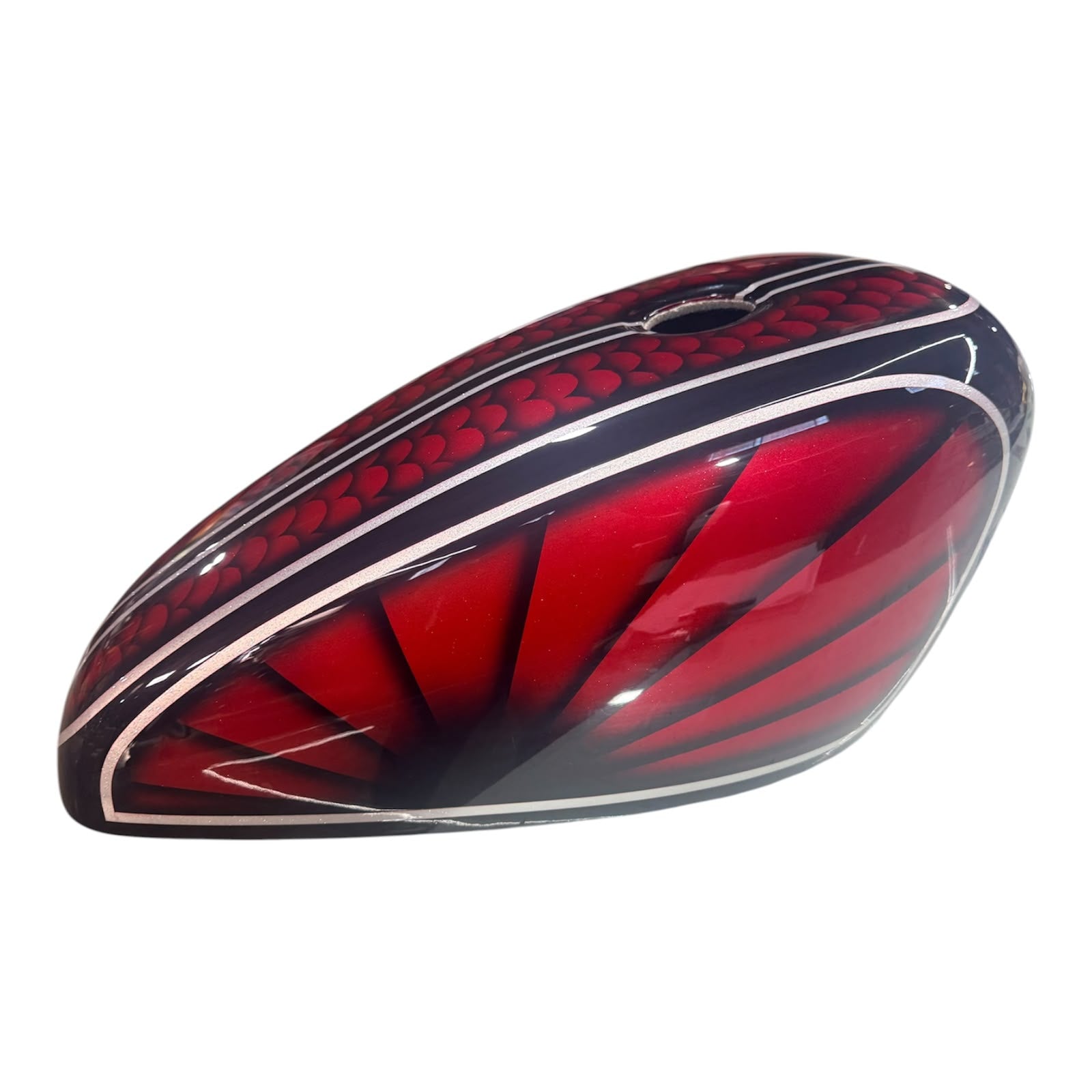 Red Candy Flake Custom Paint  | 100% Hand-Painted by SimonKustom