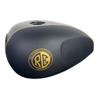 ROYAL HERITAGE BLACK & GOLD — Royal Enfield Tank Cover | SimonKustom
