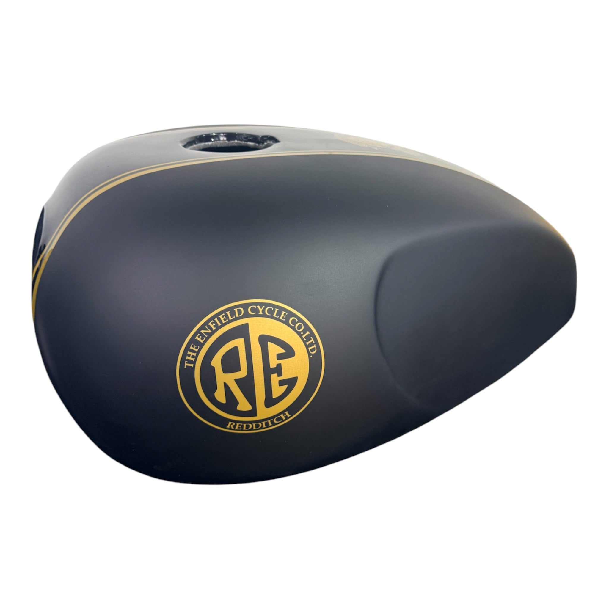 ROYAL HERITAGE BLACK & GOLD — Royal Enfield Tank Cover | SimonKustom