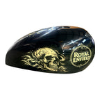 Golden Skull tank cover original side view