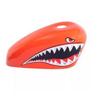 Custom SHARK MOUTH Gas Tank Cover | Handmade Fiberglass Tank Protector | SimonKustom