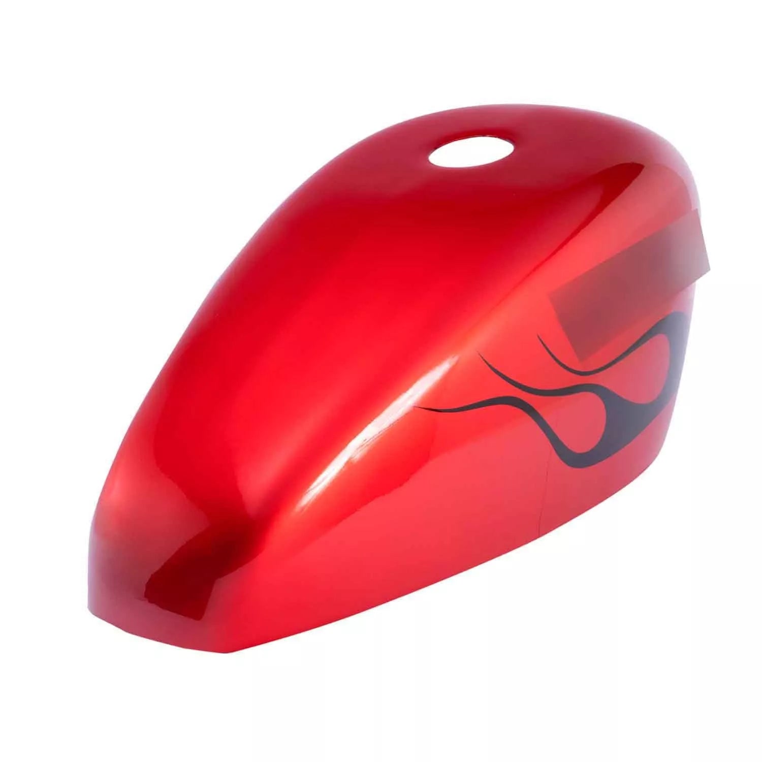 BLACK FLAMES RED CANDY - Iron - SimonKustom