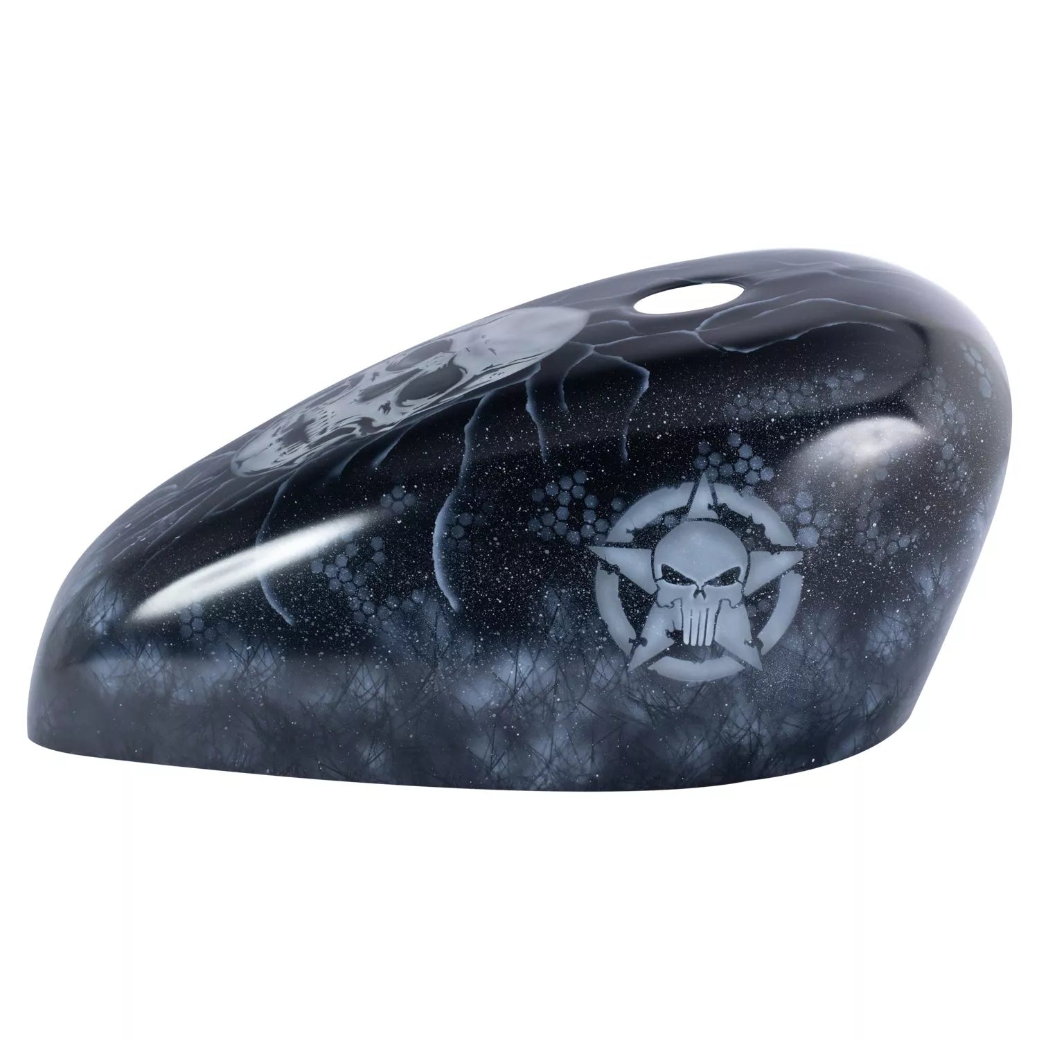 Shadowed Skull - Iron - SimonKustom