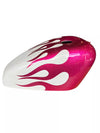 WHITE PINK FLAMES - Iron - SimonKustom