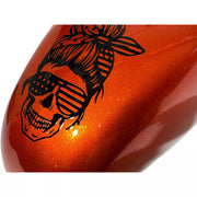 ORANGE CANDY SKULL