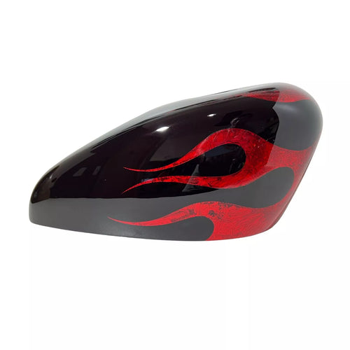Buy Red Candy Skull Brauuu Gas Tank Cover | SimonKustom Artwork