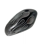 BLACK FLAMES SILVER 3D CRYSTAL - FortyEight - SimonKustom