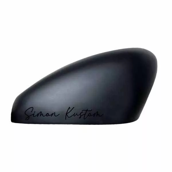 Matte Black / Glossy Handscript - Iron - SimonKustom